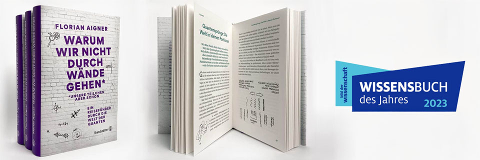 Buchcover: Warum wir nicht durch Wände gehen